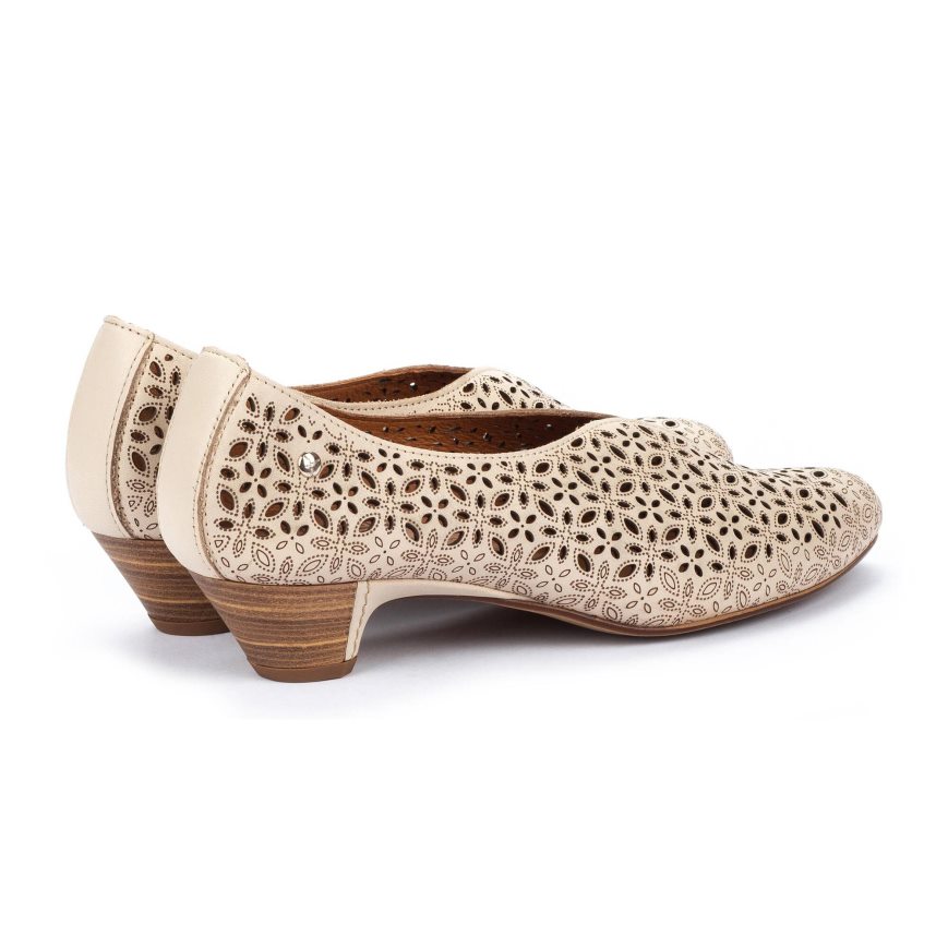 Women's Pikolinos ELBA Court Shoes Beige | NZ IA1Q293